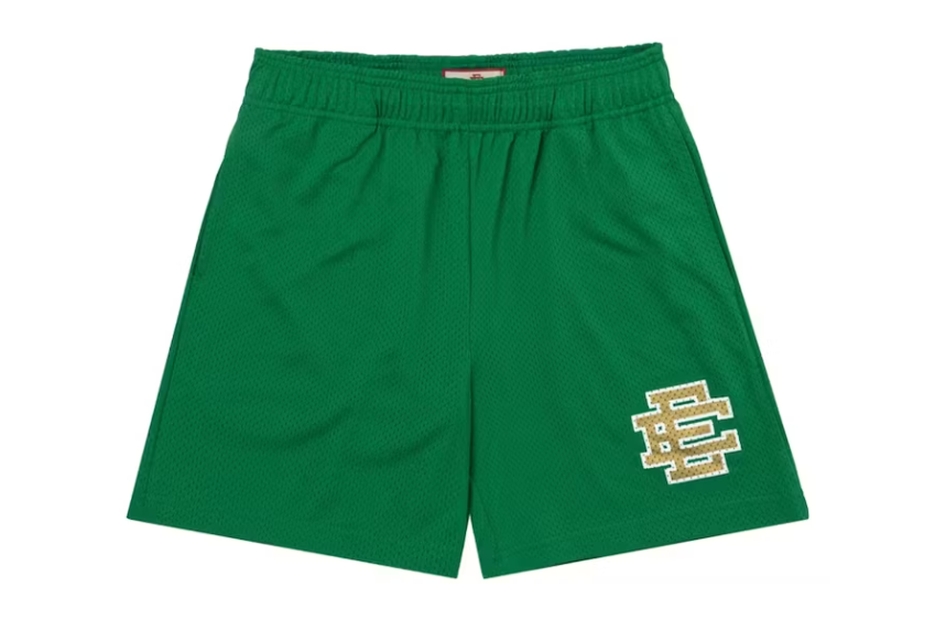 Eric Emanuel EE Basic Shorts Green/Metallic Gold