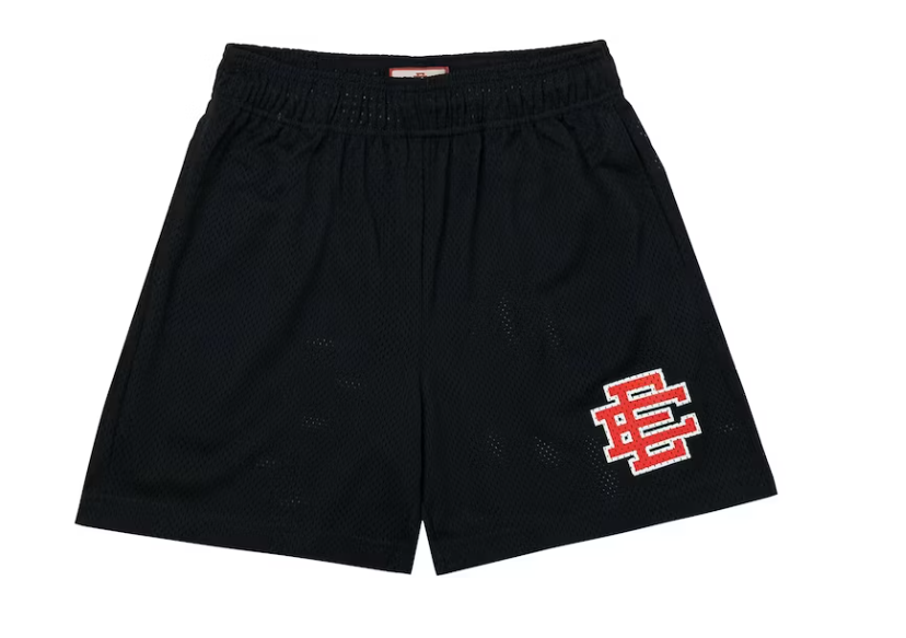 Eric Emanuel EE Basic Shorts Black Varsity Red