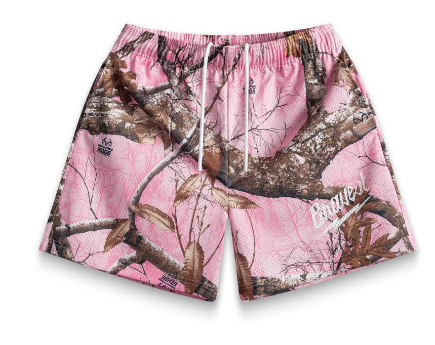 Bravest Studios Pink Realtree Shorts