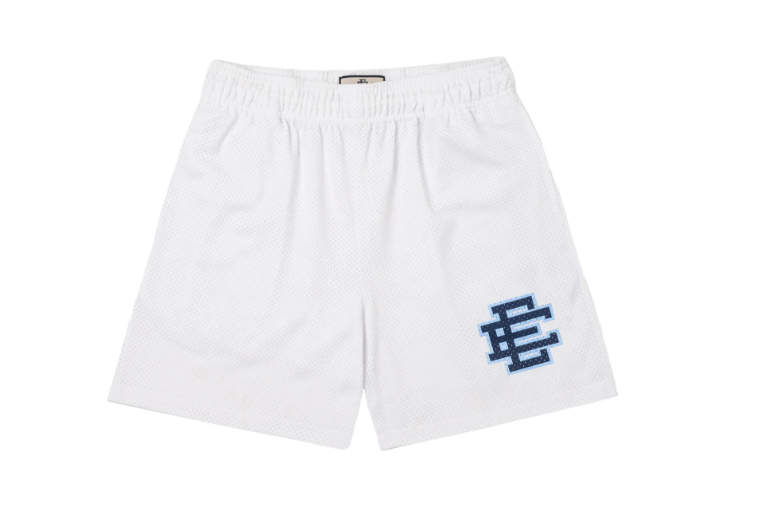Eric Emanuel EE Basic Shorts White/Navy Blue