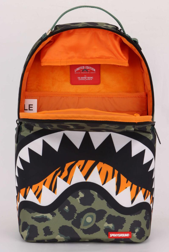Spray Ground LEOPARD INCOGNITO DLXSR BACKPACK (B6288)