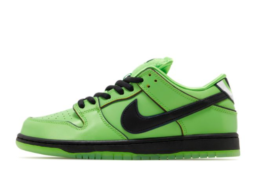 Nike sb dunk low power puff girl buttercup