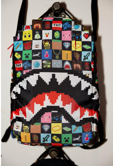 Spray Ground MINECRAFT CHECKS Back Pack (B5973)