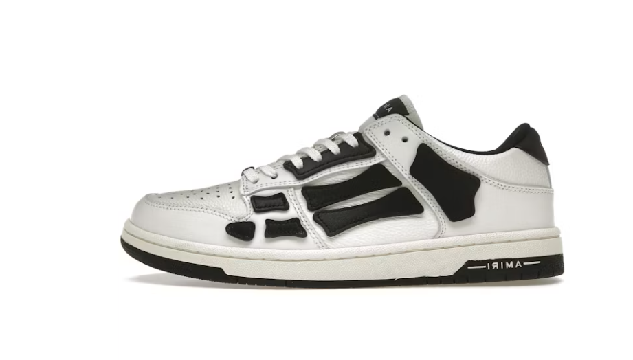AMIRI Skel Top Low White Black White