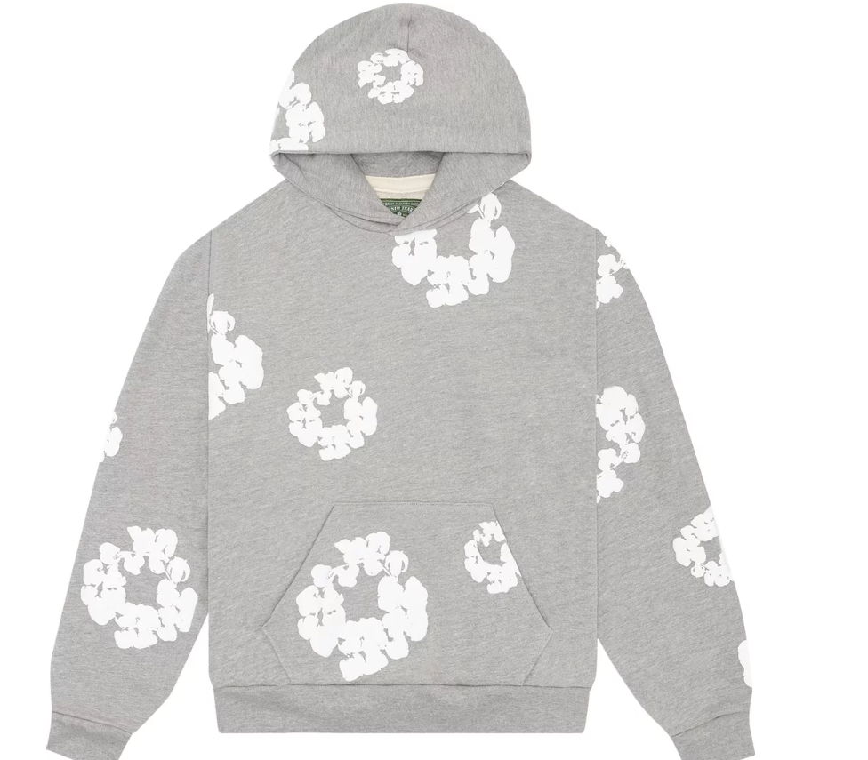 Denim Tears The Cotton Wreath Sweatshirt Grey Hoodie