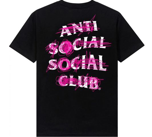 Anti Social Social Club Never Mind Tee Black