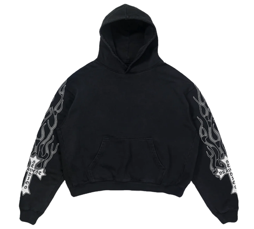 Bravest Studios Grey Eternal Hoodie
