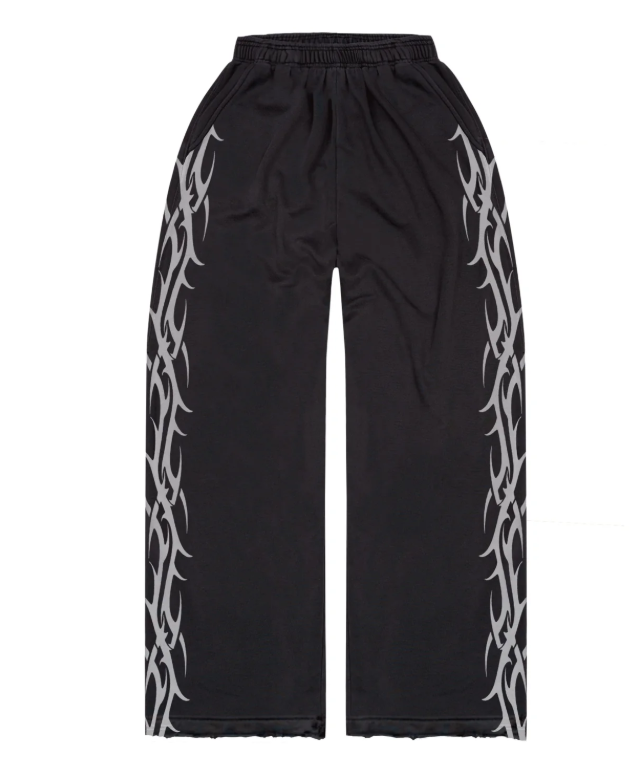 Bravest Studios Vintage Black Tribal Sweatpants