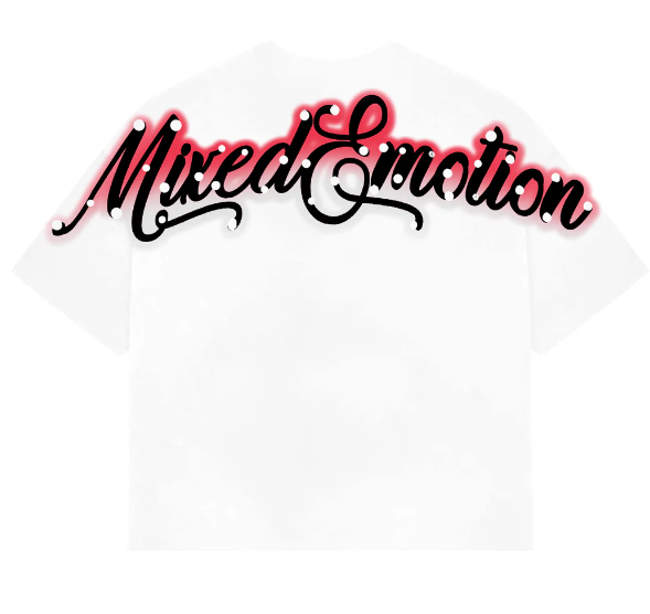 Mixed Emotion Red "Rhinestone" Cropped Tee