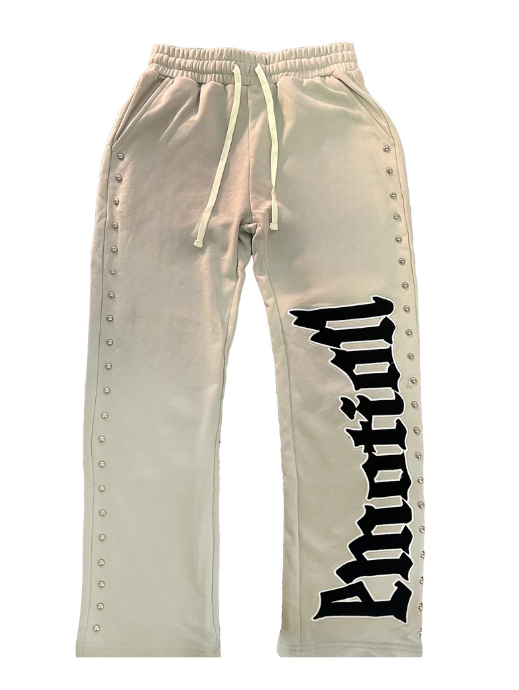 Mixed Emotion Grey “Crown” Sweat Pants