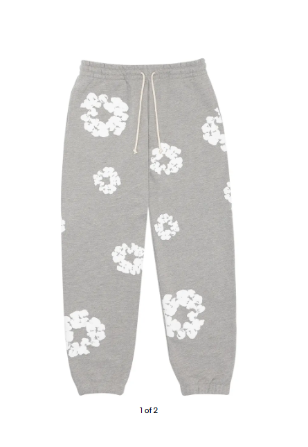 Denim Tears The Cotton Wreath Sweatpants 'Grey'