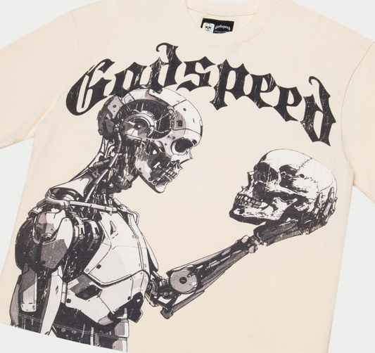 GODSPEED Mankind vs A.I. T-Shirt (Bone/Black)