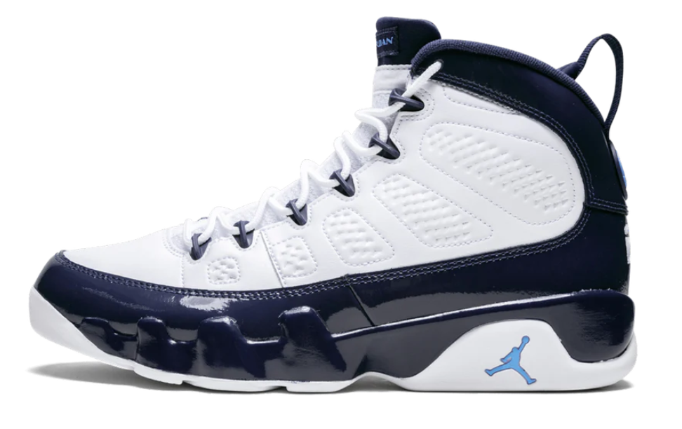 Air Jordan 9 pearl blue UNC