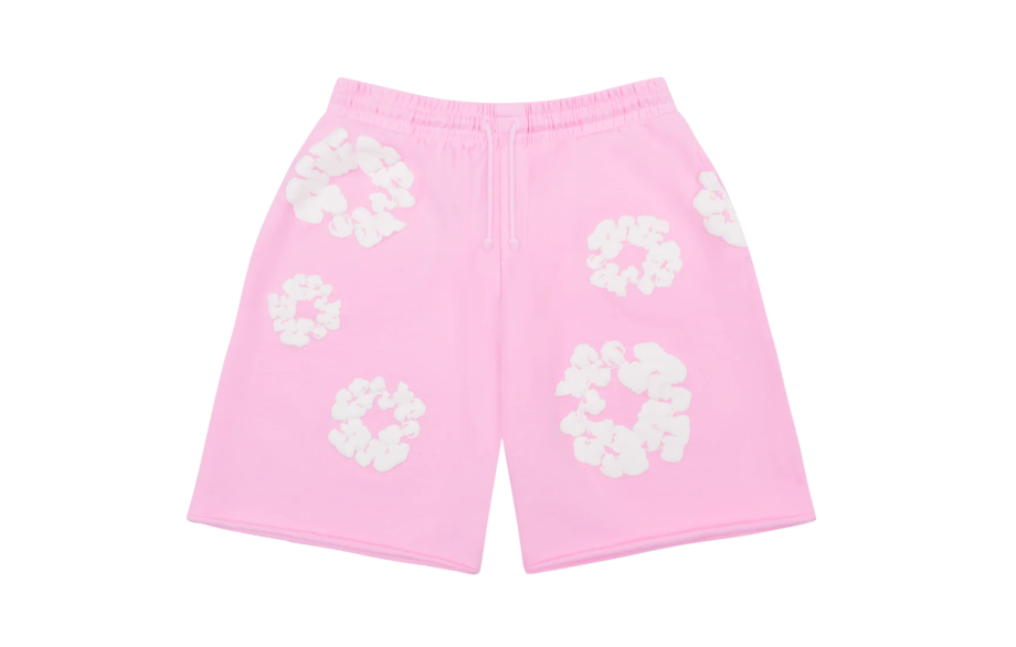 Denim Tears The Cotton Wreath Sweatshorts Powder Pink