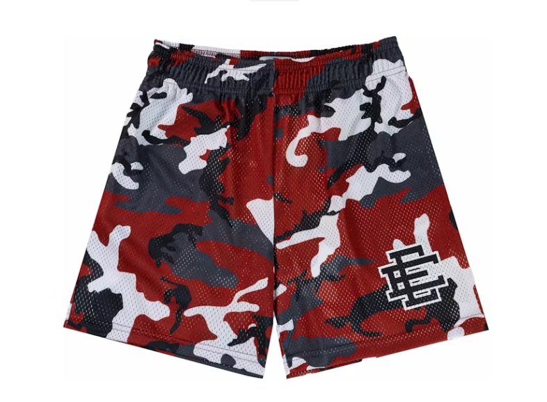 Eric Emanuel EE Basic Shorts Maroon/Black Camo