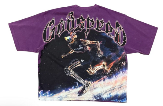 God Speed GSPD Run Club T-Shirt (Grape)