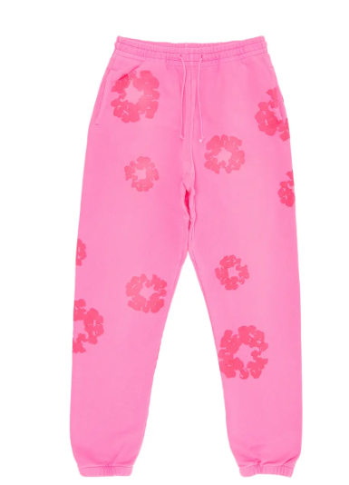 Denim Tears Mono Cotton Wreath Sweatpants 'Pink'