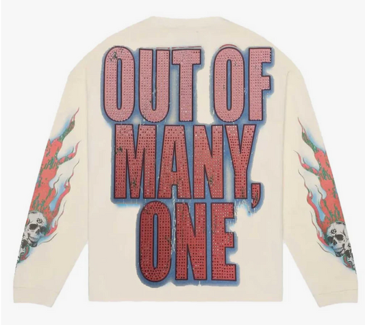 Godspeed Vision Flowers VVS L/S Tee Bone