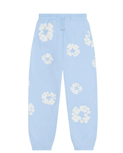 Denim Tears The Cotton Wreath Sweatpants 'Powder Blue'