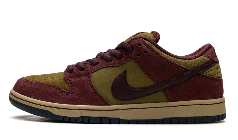 Nike dunk Low dark team red olive