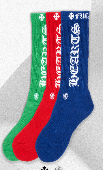 Chrome Hearts CH LOGO SOCKS (1 PAIR)