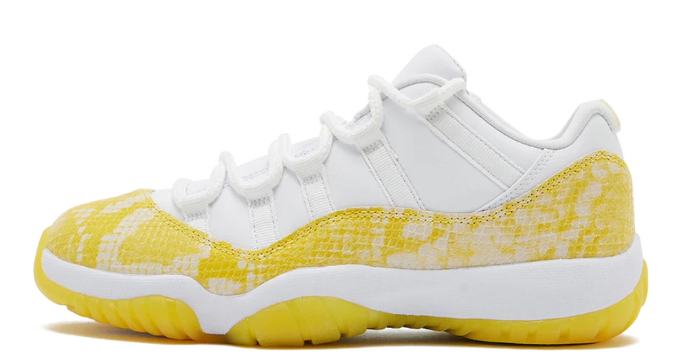 AIR JORDAN 11 LOW WMNS "Yellow Snakeskin"
