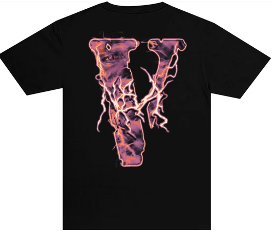 VLONE x NBA Youngboy Eyes Lightning Tee Black