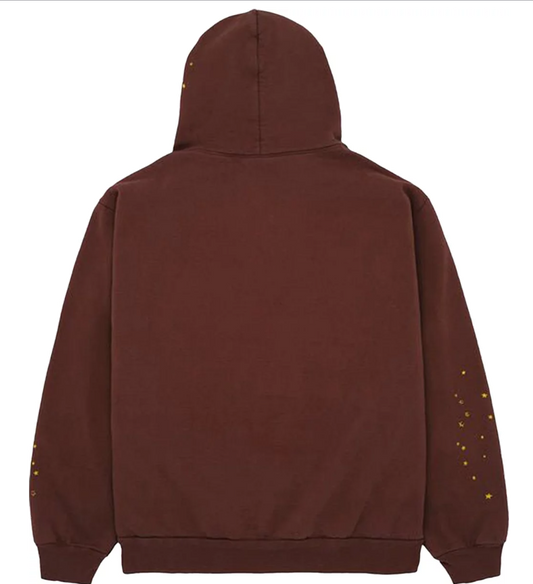Sp5der Web Hoodie Brown