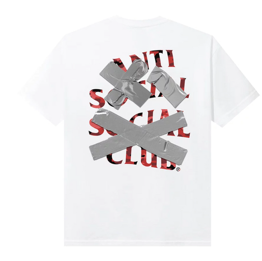 Anti Social Social Club Cancelled Again Tee Red White