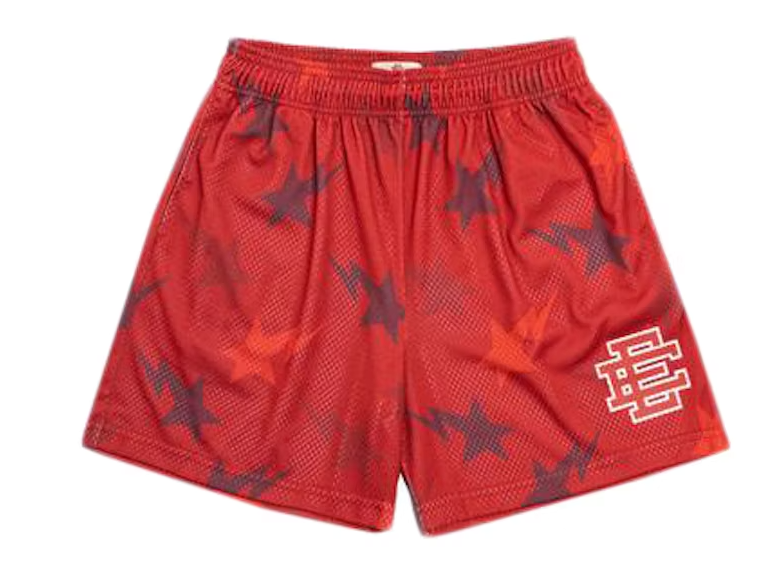 Eric Emanuel x BAPE EE Basic Shorts Red