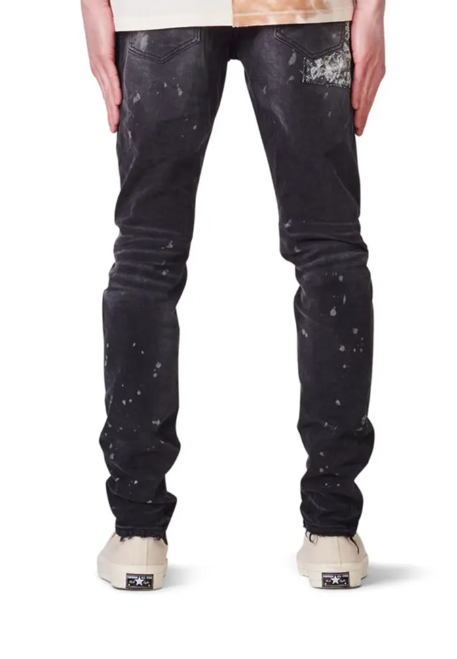 Purple Brand Skinny Jeans ( Bandana Print Patch - Black)