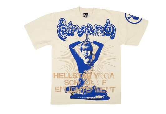 Hellstar Yoga T-shirt Cream