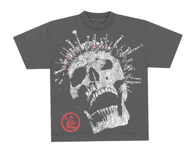 Hellstar Studios Crowned Skull Short Sleeve Tee Shirt Black