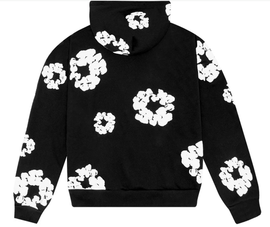 Denim Tears The Cotton Wreath Sweatshirt Black hoodie