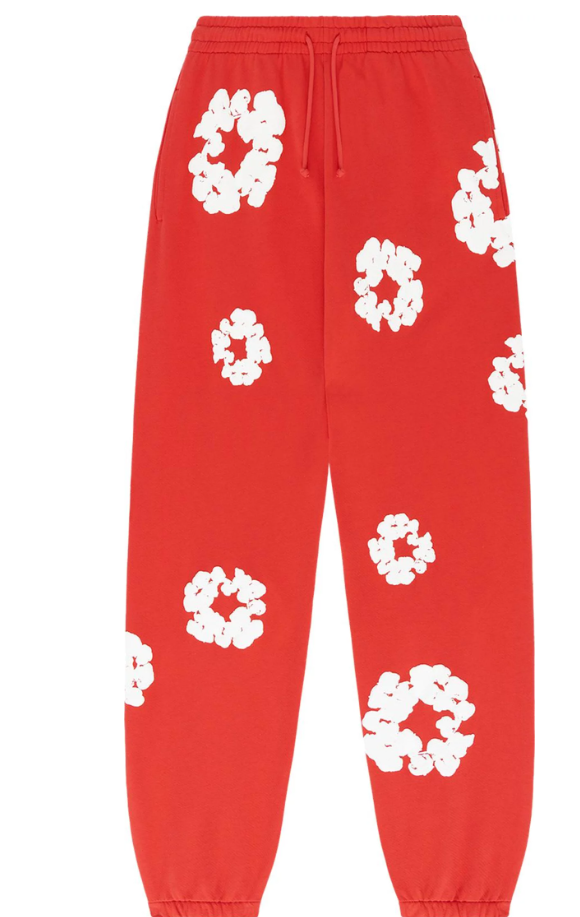 Denim Tears The Cotton Wreath Sweatpant Red