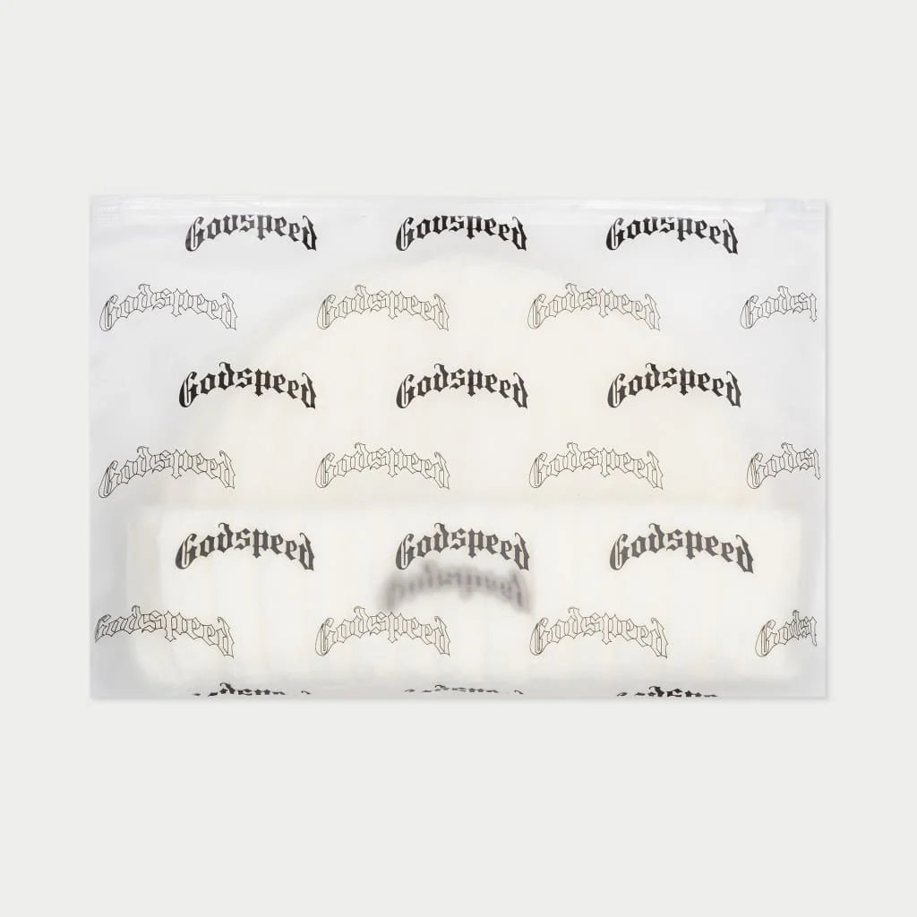 God Speed Og Logo Emblem Beanie (Aspen Snow)