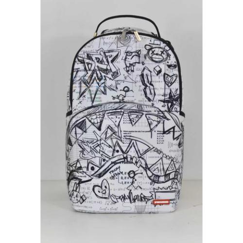 Spray Ground DOODLES OVER MATH HOMEWORK BACKPACK