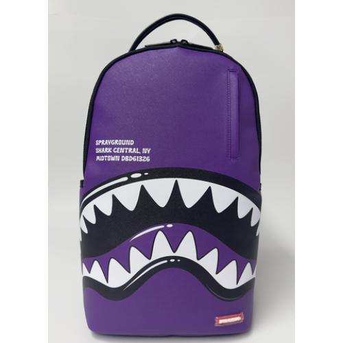 Spray ground SHARK CENTRAL BUBBLY PURPLE BACKPACK