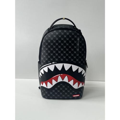 Spray Ground SHARKS IN PARIS WTF BUBBLY BLACK CHECK BACKPACK