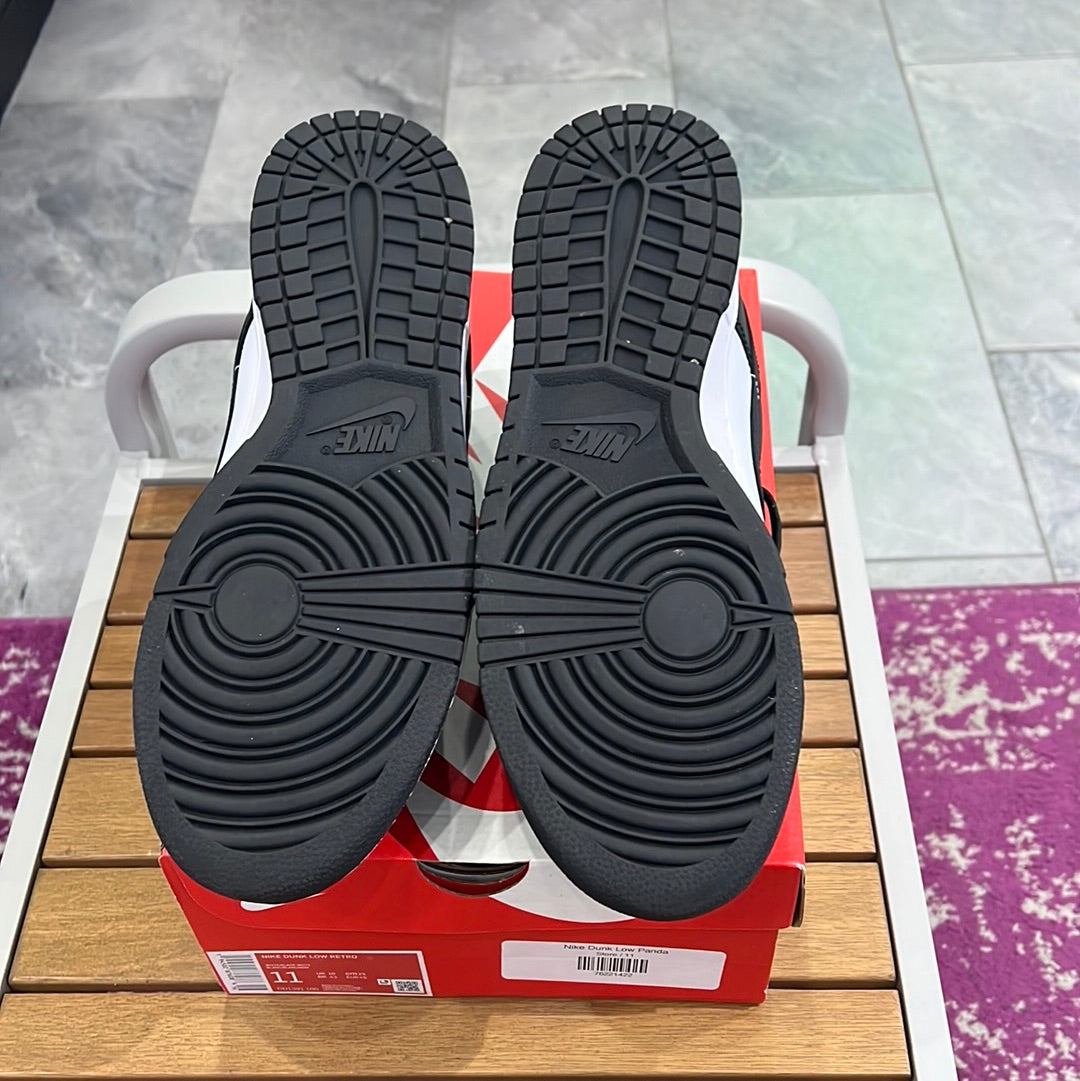 Nike Dunk Low Black and White (WORN ONCE )
