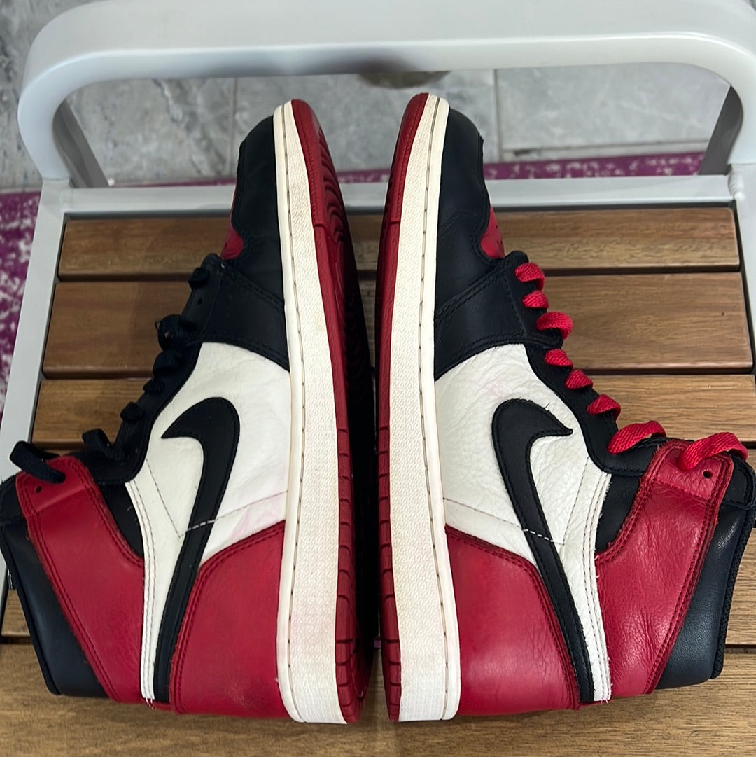 Air Jordan 1 Bred Toe (USED)