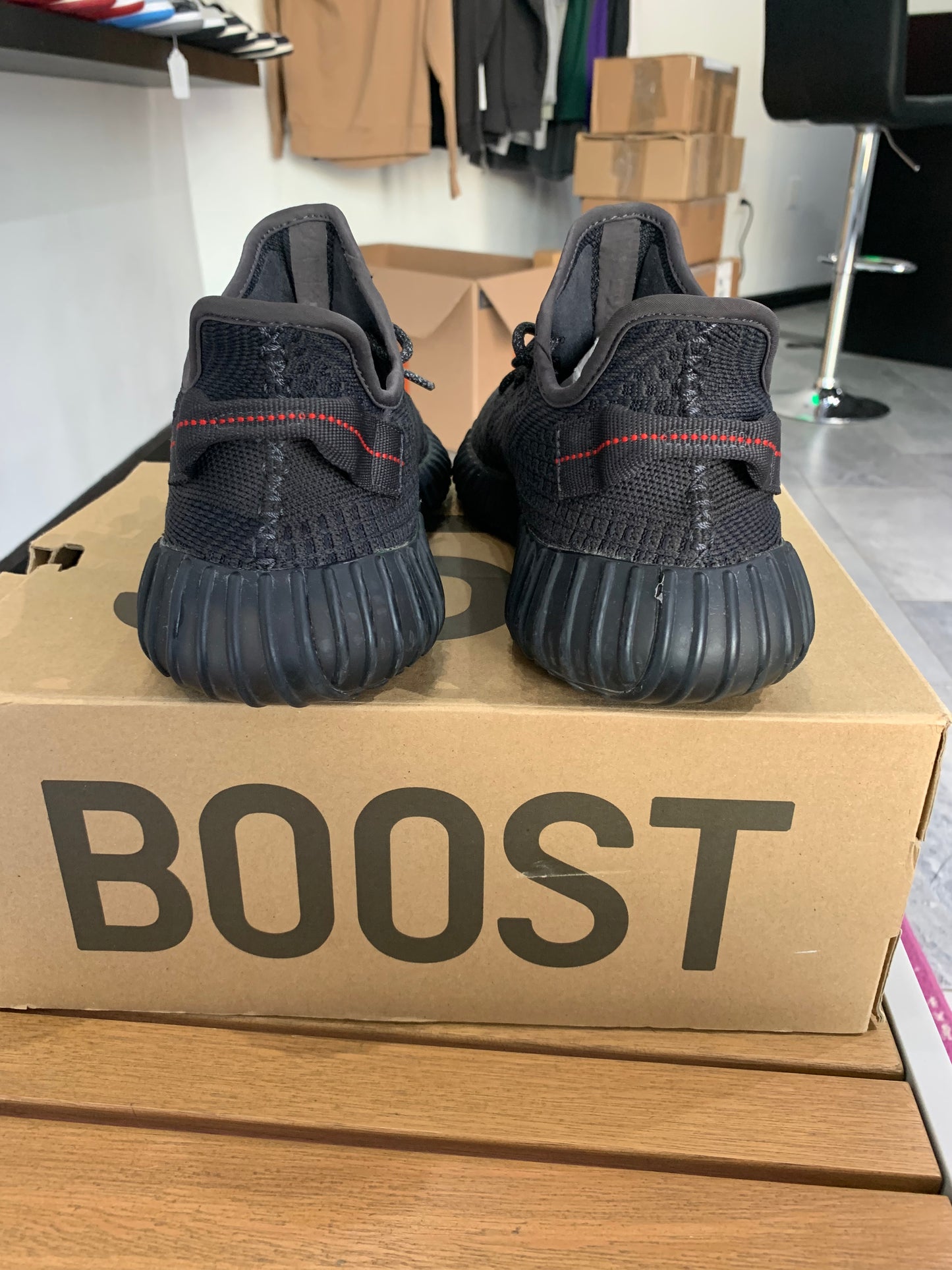 Yeezy Boost 350 Static Black Non Reflective (USED)
