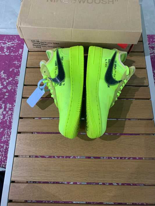 Nike Air force 1 "Off-White Volt"