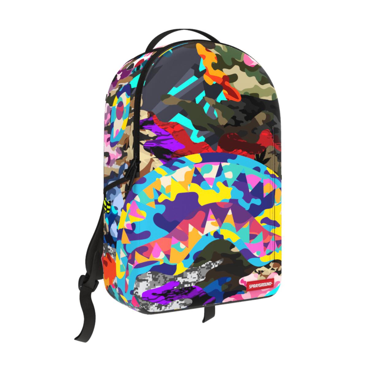 Spray Ground SLICED AND DICED CAMO BACKPACK (B4747) – Viper Soles