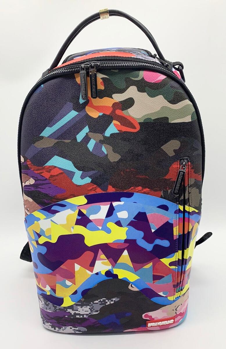 Spray Ground SLICED AND DICED CAMO BACKPACK (B4747)