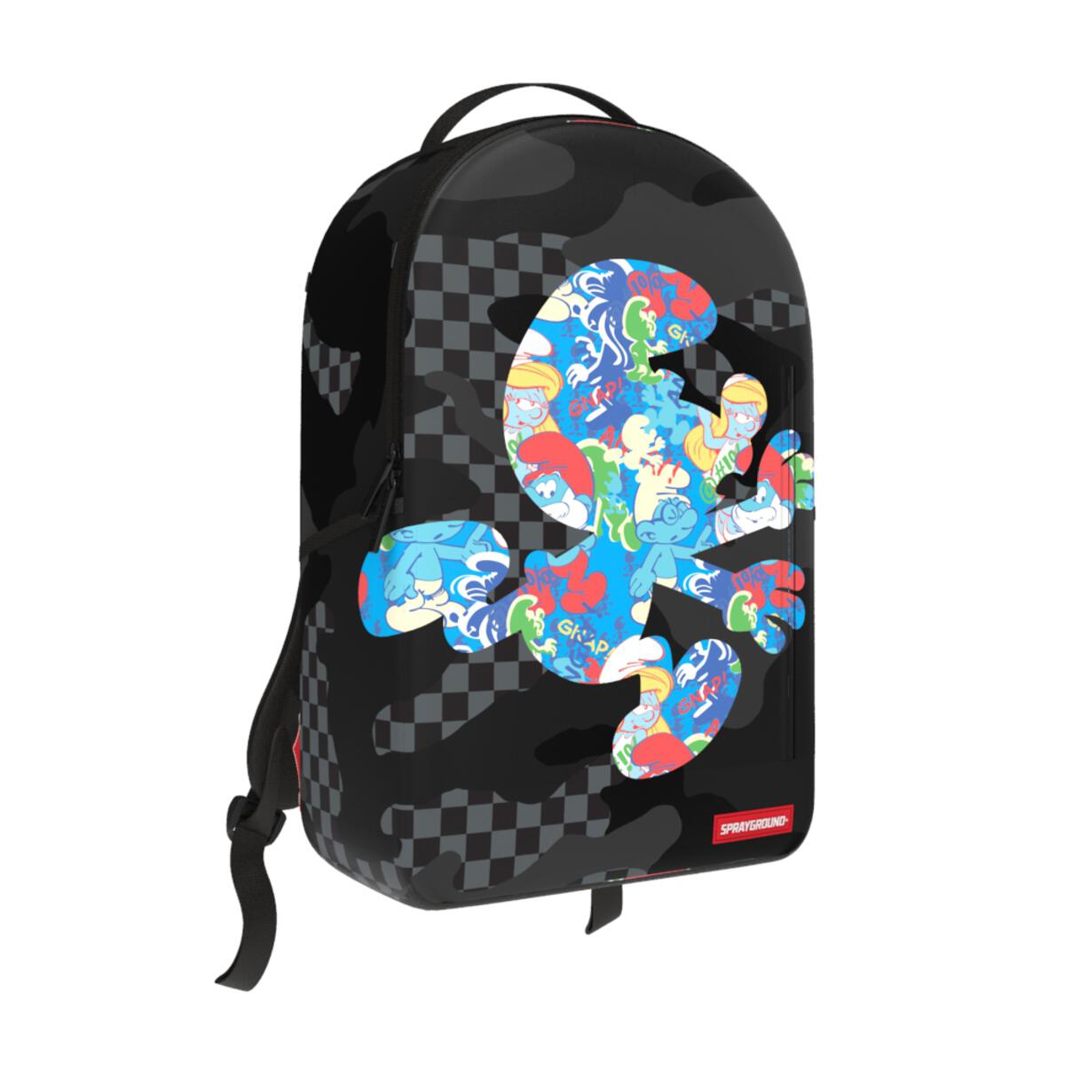 Spray Ground SMURF SILHOUETTE Back Pack  (B5909)