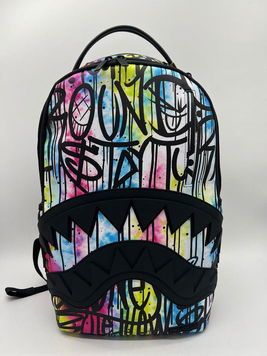 Spray Ground GRAFFITI SHARKMOUTH THROWS DLXSV BACKPACK (B1295)