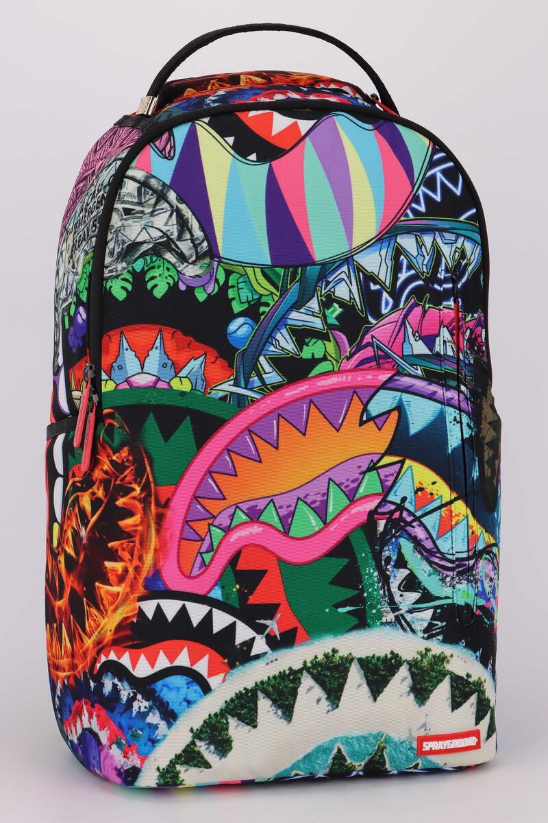 Sprayground Cant Stop The Shark Backpack - Thumbnail 5