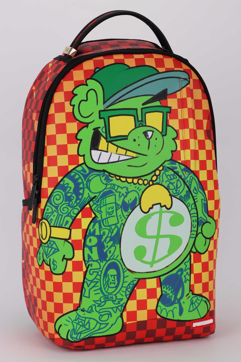 Spray Ground TATTED MONEY BEAR DLXSV BACKPACK (B5931)