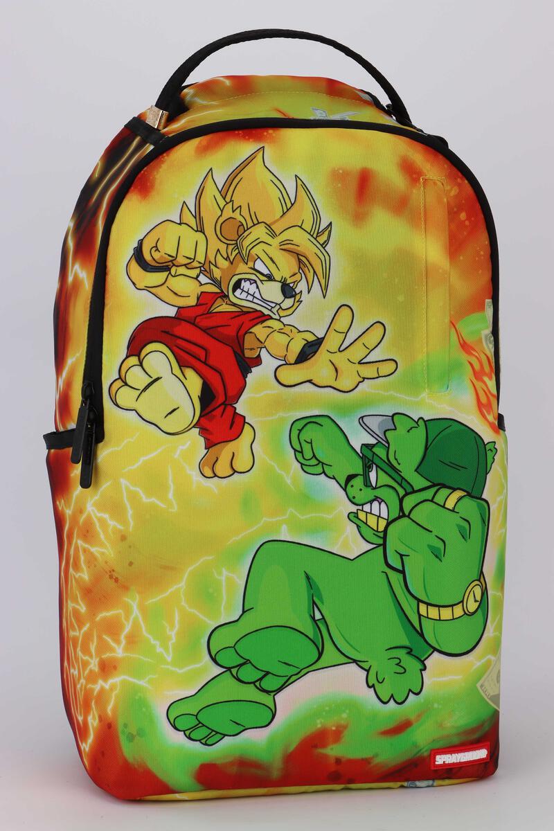 Spray Ground DRAGON BEAR VS MONEY BEAR DLXSR BACKPACK (B6260)